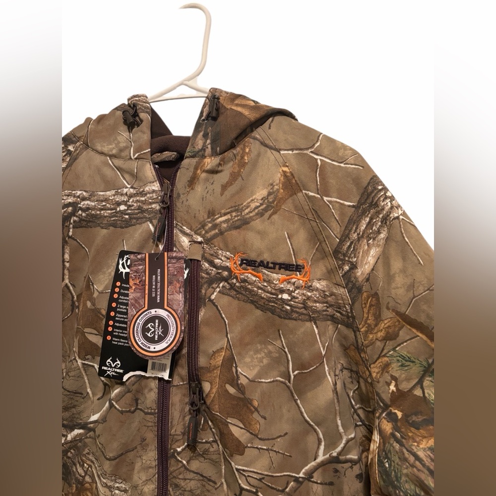 RealTree Men’s Bomber Jacket. Size XL. New with tags - Picture 2 of 10